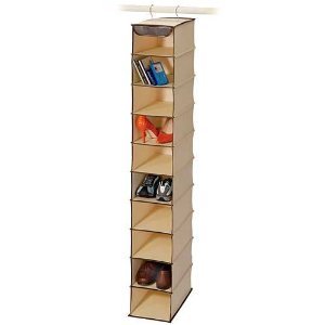 Hanging shoe organizer