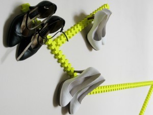 Stiletto shoe shelf