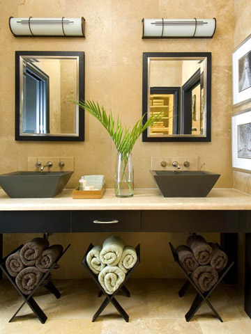 Towel Storage by BHG