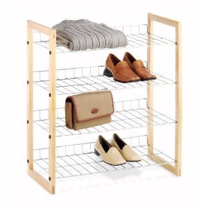 Wire shoe rack