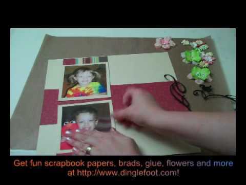 Video: Cricut Scrapbook Page Idea for 2 Photos