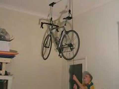 Video: Bike Storage Ceiling Lift